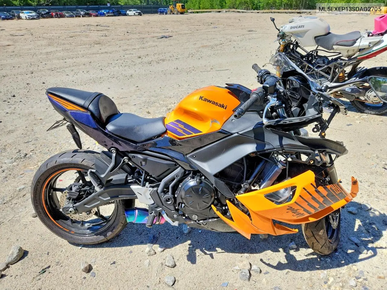 2025 Kawasaki Ex650 P VIN: ML5EXEP13SDAG2705 Lot: 55739066