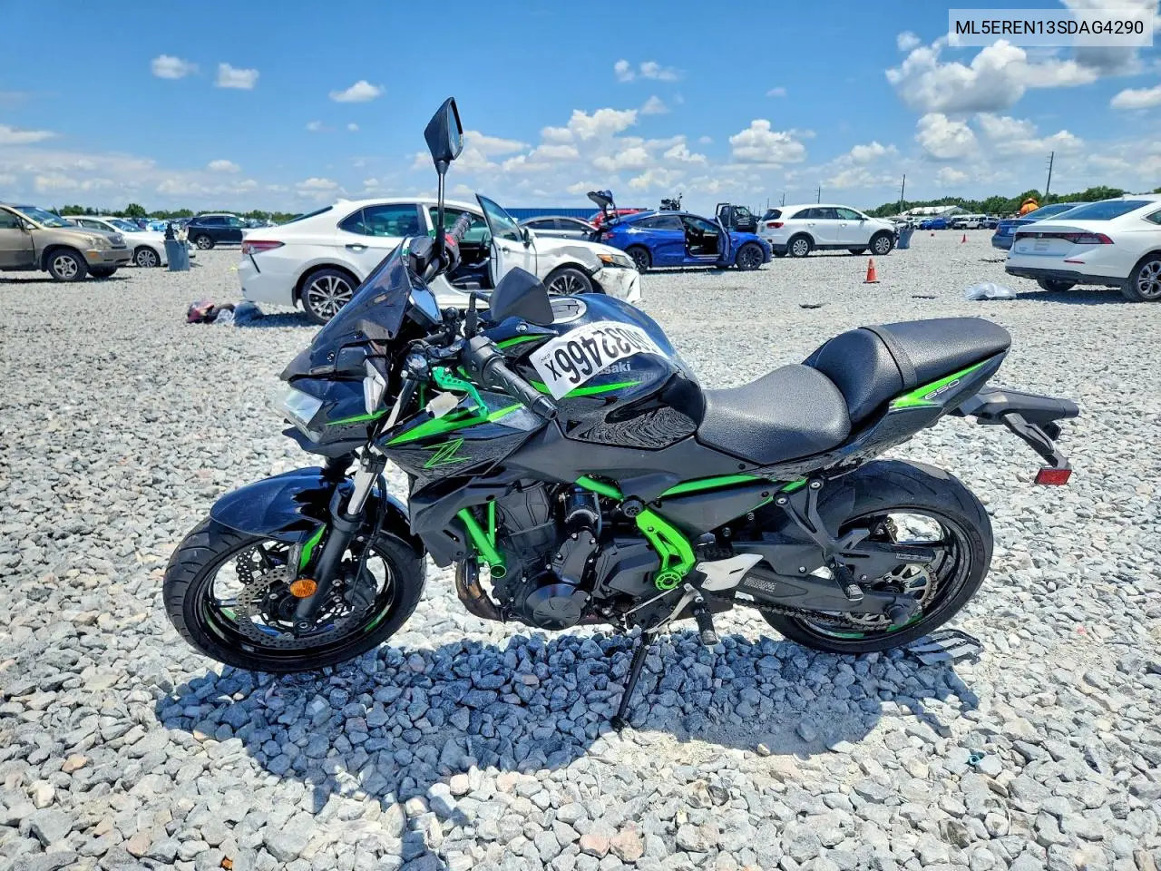 2025 Kawasaki Er650 N VIN: ML5EREN13SDAG4290 Lot: 56032466