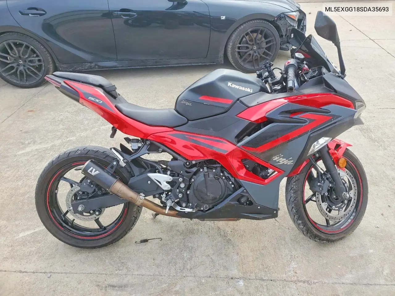 2025 Kawasaki Ex500 VIN: ML5EXGG18SDA35693 Lot: 56316626