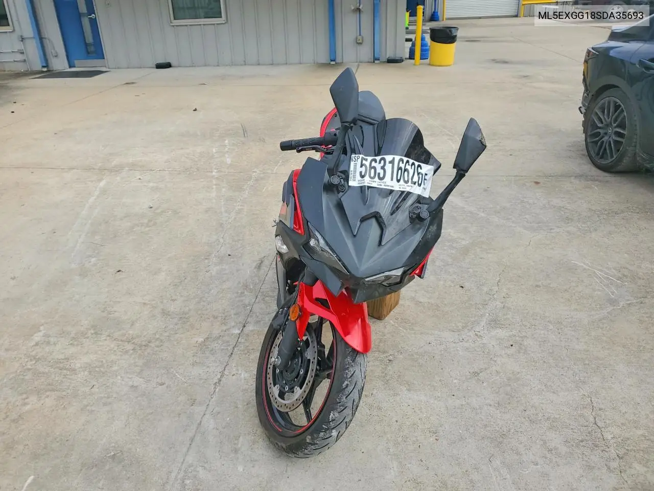2025 Kawasaki Ex500 VIN: ML5EXGG18SDA35693 Lot: 56316626