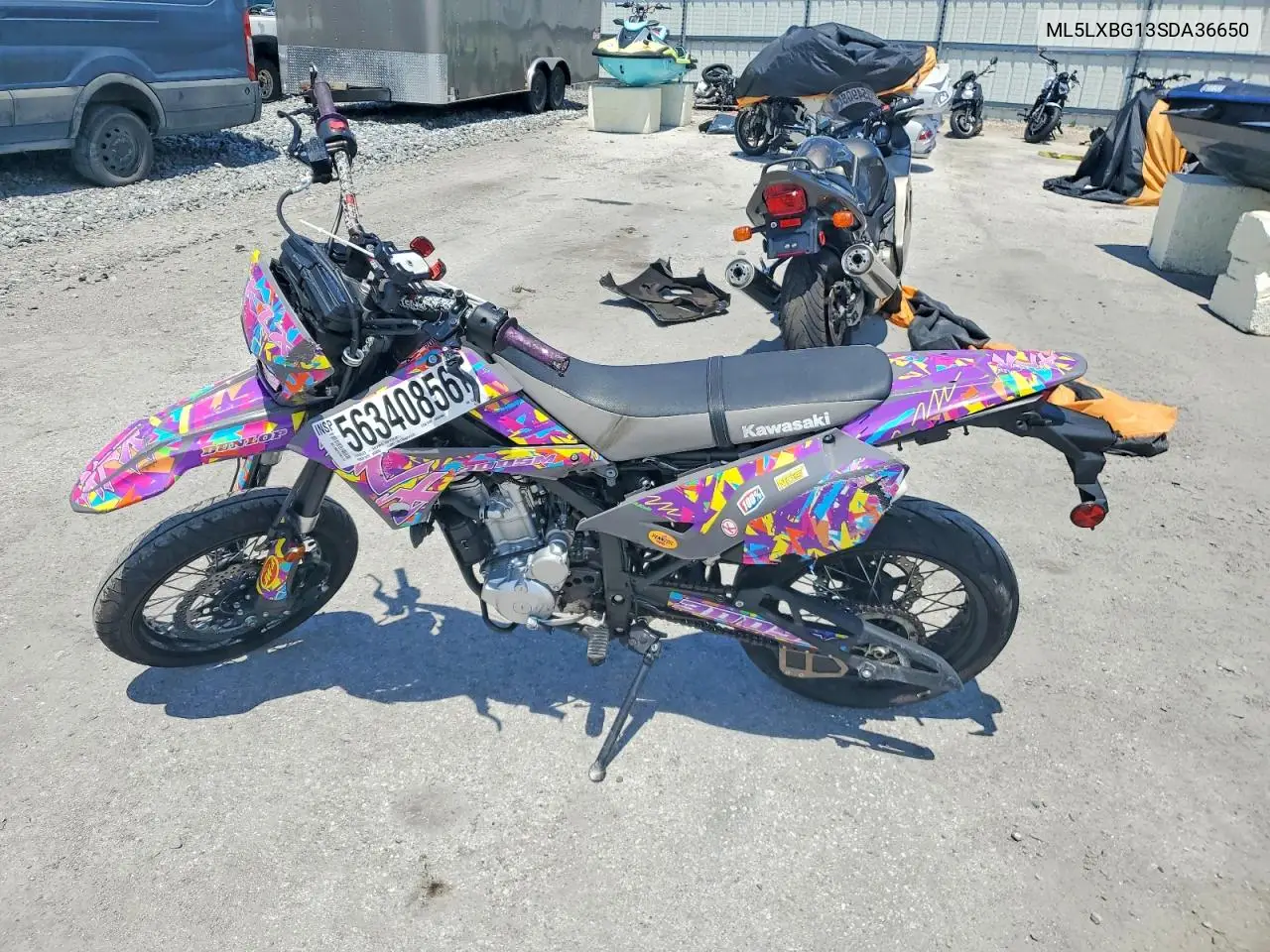 2025 Kawasaki Klx300 S VIN: ML5LXBG13SDA36650 Lot: 56340856