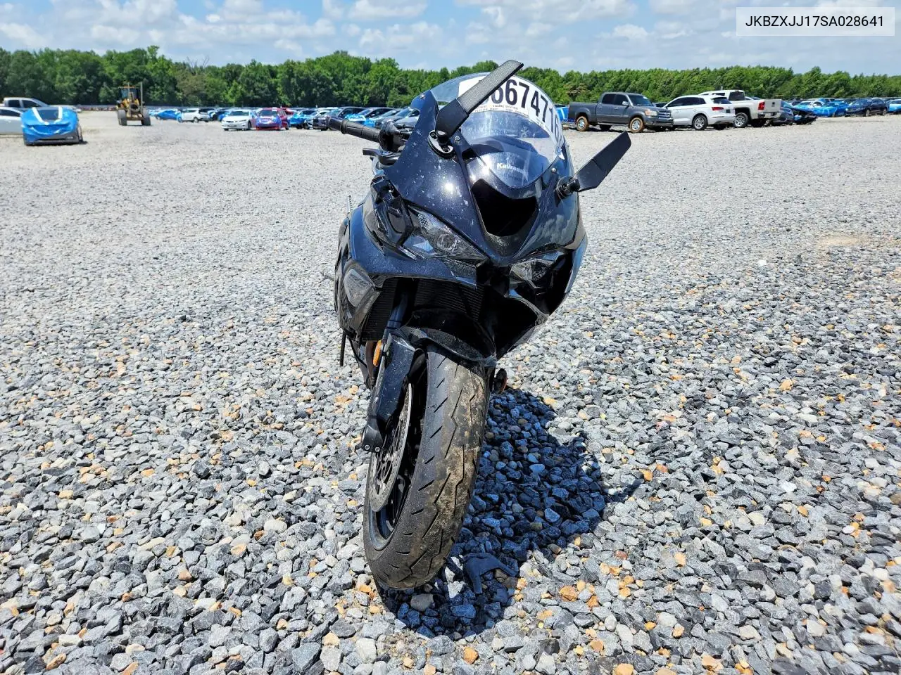 2025 Kawasaki Zx636 K VIN: JKBZXJJ17SA028641 Lot: 56674716