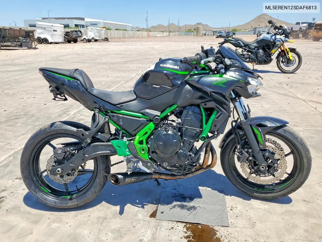 2025 Kawasaki Er650 N VIN: ML5EREN12SDAF6813 Lot: 56829086