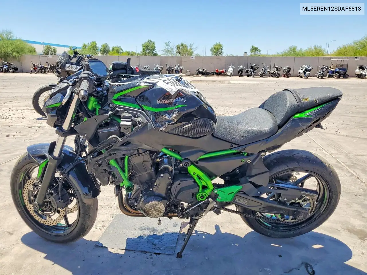 2025 Kawasaki Er650 N VIN: ML5EREN12SDAF6813 Lot: 56829086
