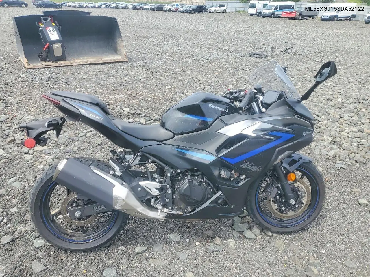 2025 Kawasaki Ex500 A VIN: ML5EXGJ15SDA52122 Lot: 56935056
