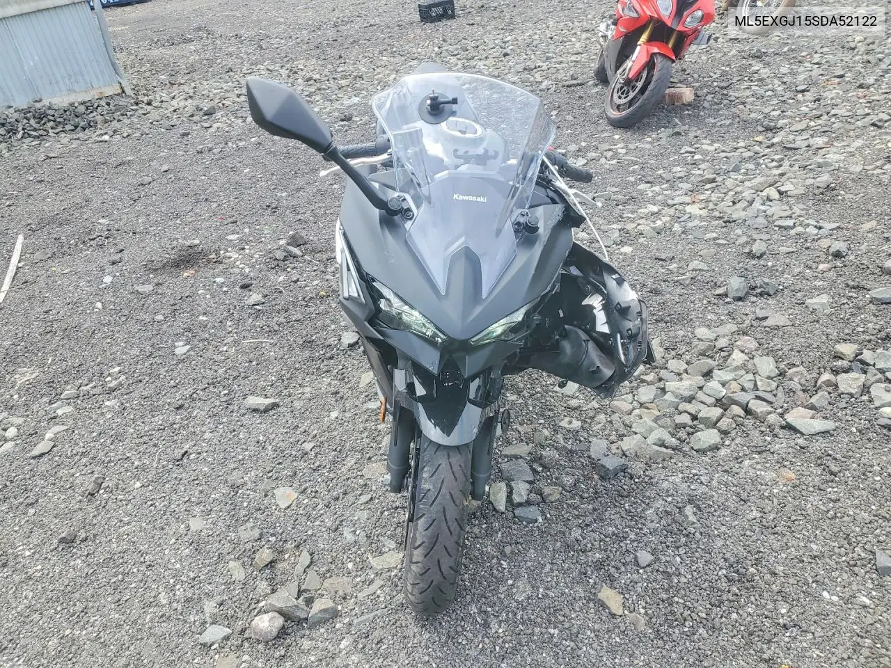 2025 Kawasaki Ex500 A VIN: ML5EXGJ15SDA52122 Lot: 56935056