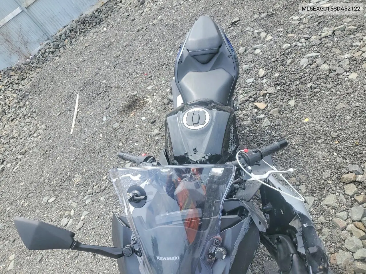2025 Kawasaki Ex500 A VIN: ML5EXGJ15SDA52122 Lot: 56935056