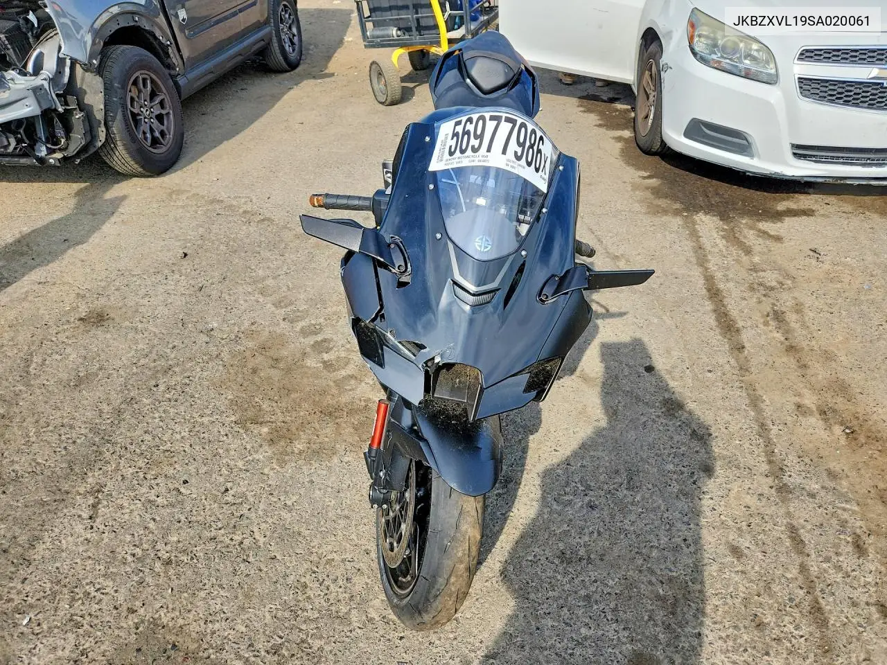 2025 Kawasaki Zx1002 L VIN: JKBZXVL19SA020061 Lot: 56977986
