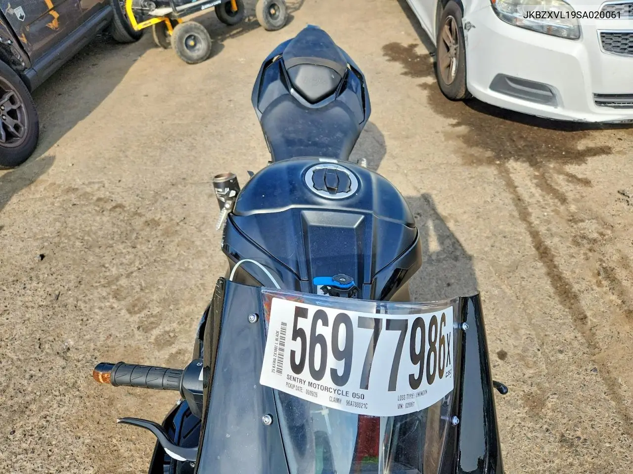 2025 Kawasaki Zx1002 L VIN: JKBZXVL19SA020061 Lot: 56977986
