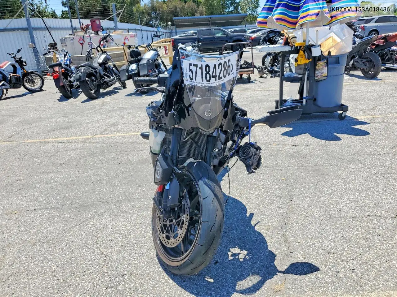 2025 Kawasaki Zx1002 L VIN: JKBZXVL15SA018436 Lot: 57184286