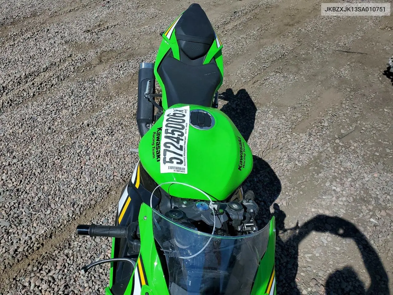 2025 Kawasaki Zx636 K VIN: JKBZXJK13SA010751 Lot: 57245006