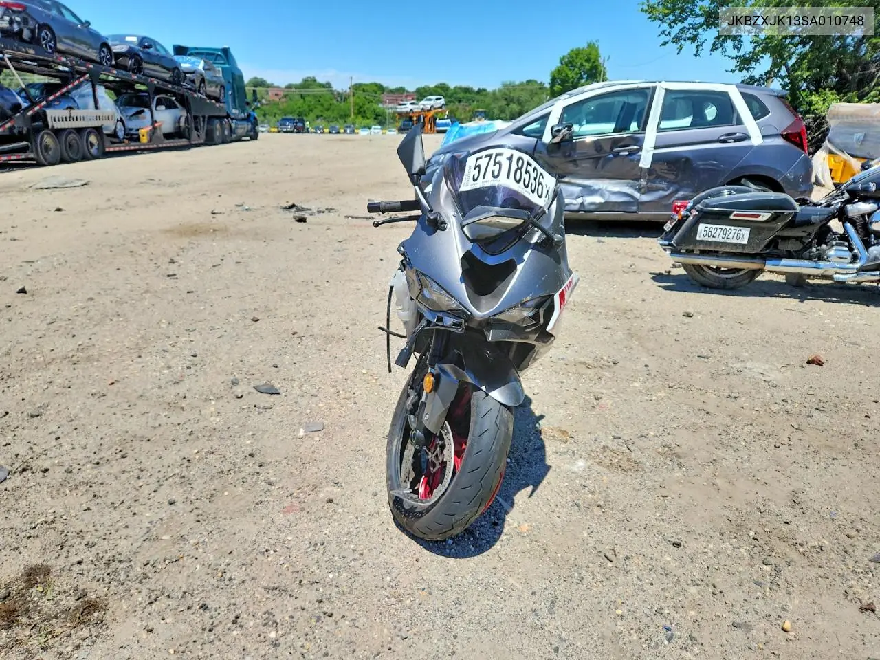 2025 Kawasaki Zx636 K VIN: JKBZXJK13SA010748 Lot: 57518536