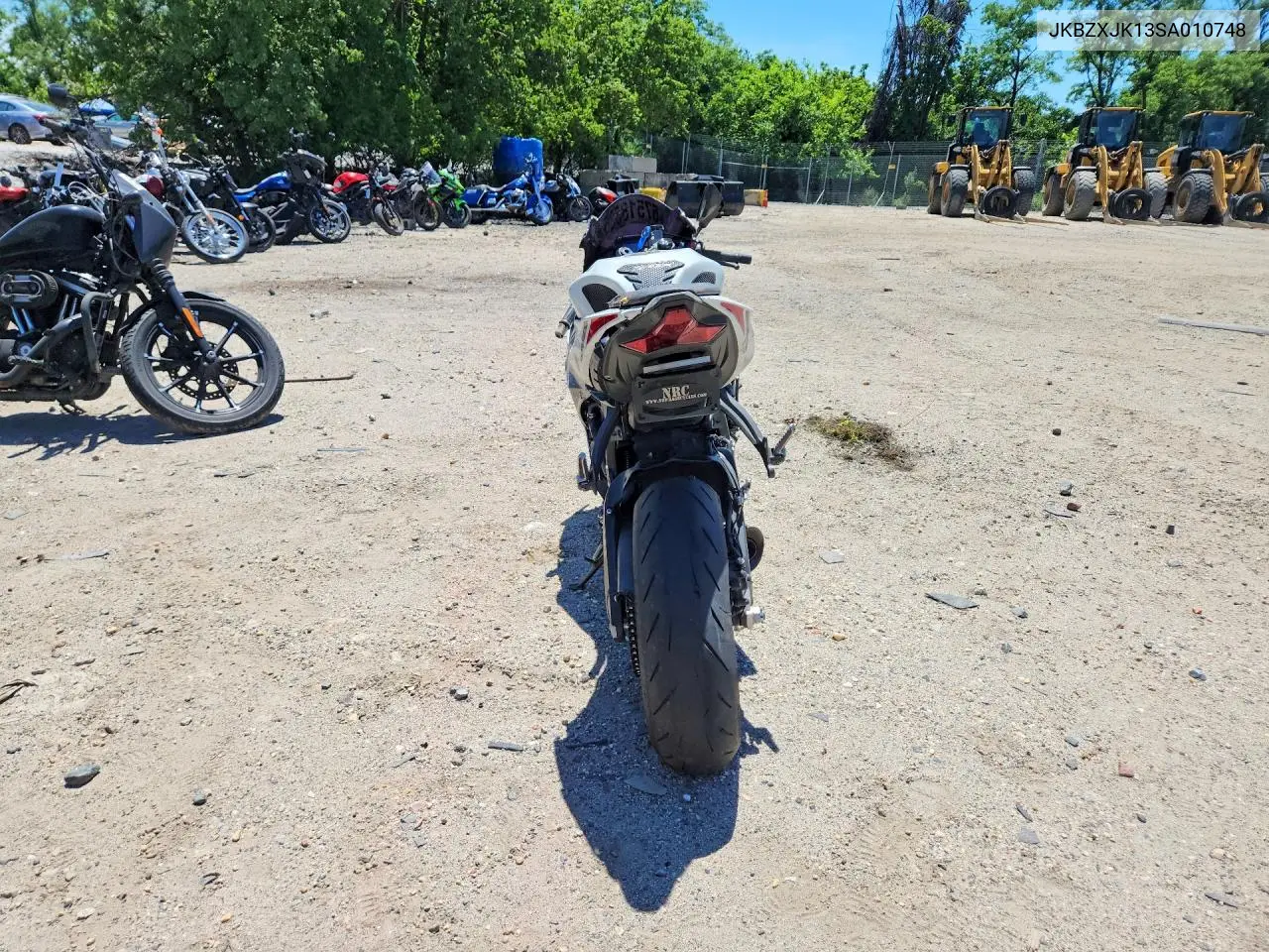 2025 Kawasaki Zx636 K VIN: JKBZXJK13SA010748 Lot: 57518536