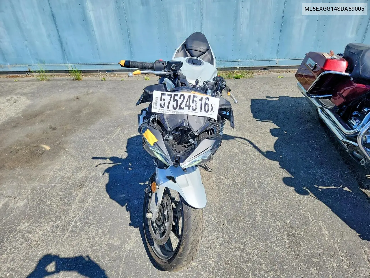 2025 Kawasaki Ex500 VIN: ML5EXGG14SDA59005 Lot: 57524516