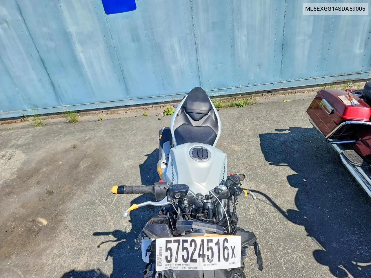 2025 Kawasaki Ex500 VIN: ML5EXGG14SDA59005 Lot: 57524516