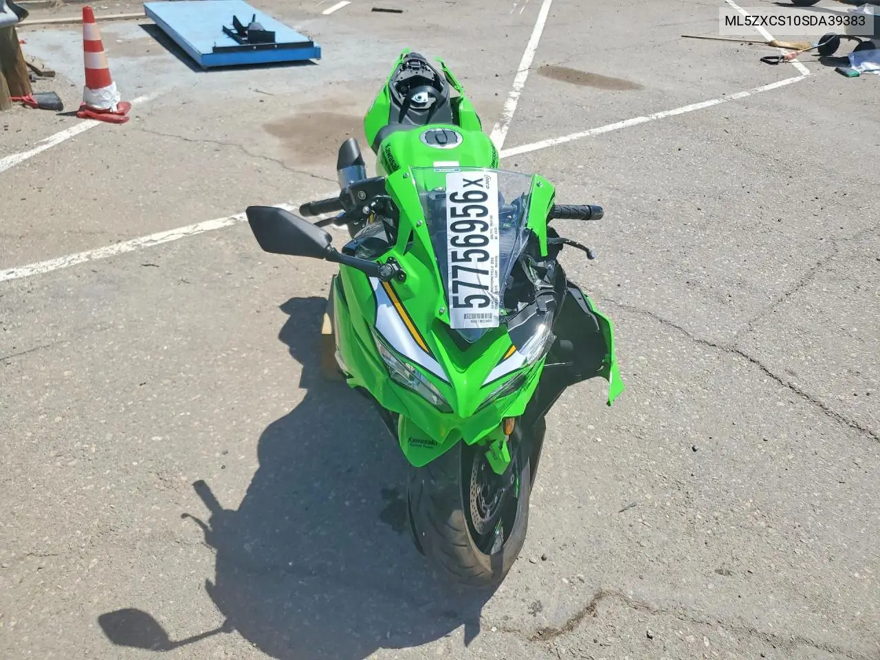2025 Kawasaki Zx400 S VIN: ML5ZXCS10SDA39383 Lot: 57756956