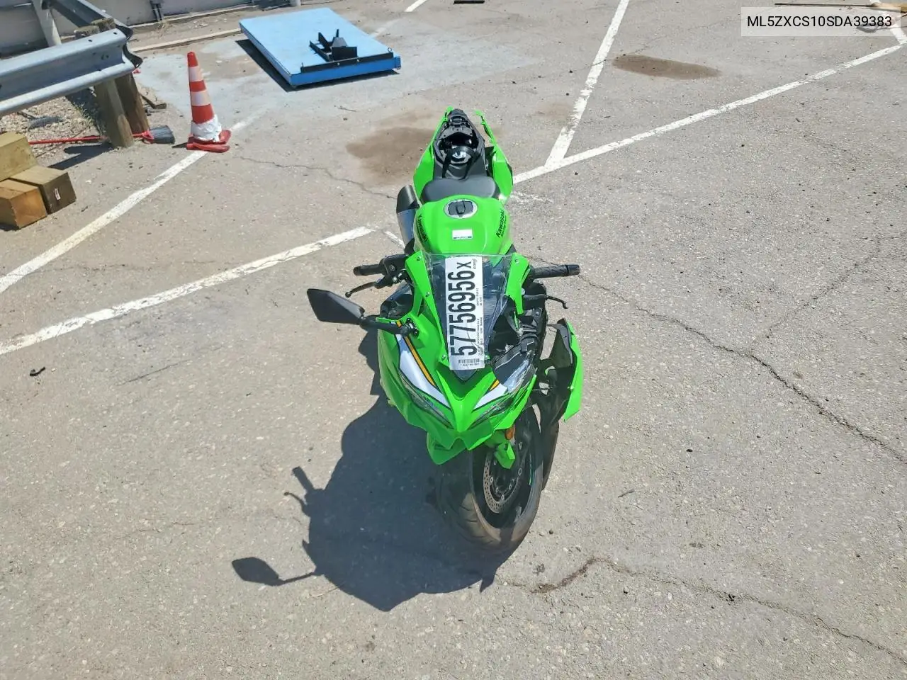 2025 Kawasaki Zx400 S VIN: ML5ZXCS10SDA39383 Lot: 57756956