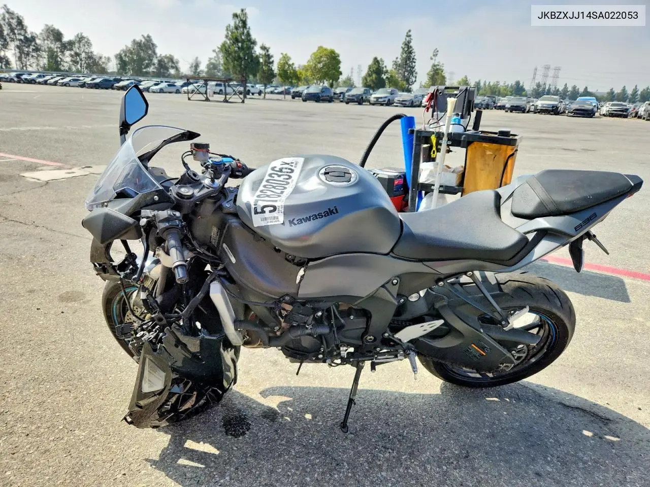2025 Kawasaki Zx636 K VIN: JKBZXJJ14SA022053 Lot: 57828036