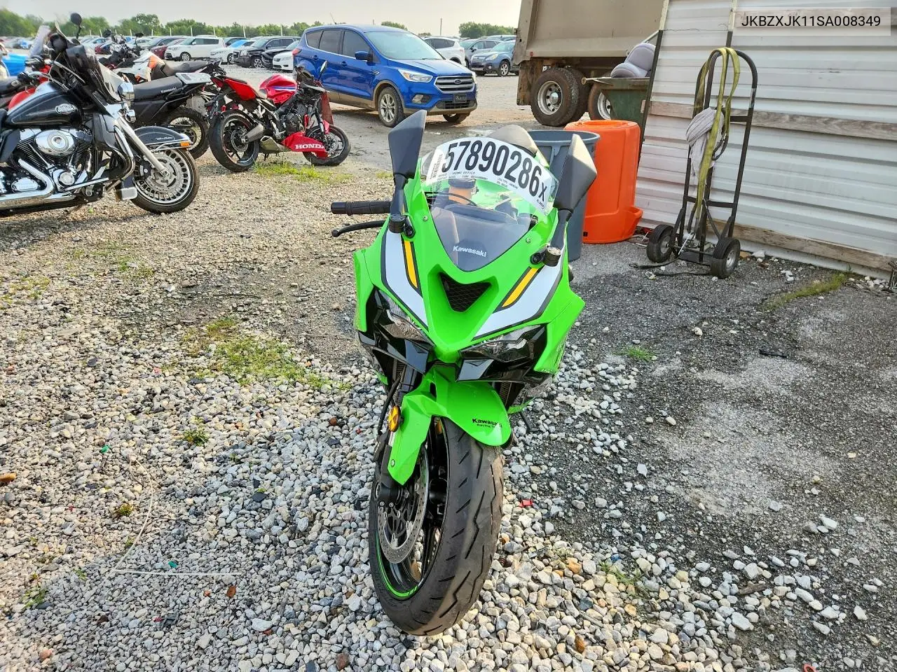 2025 Kawasaki Zx636 K VIN: JKBZXJK11SA008349 Lot: 57890286
