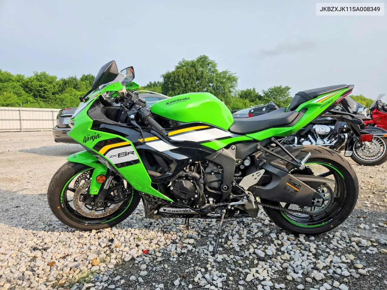 2025 Kawasaki Zx636 K VIN: JKBZXJK11SA008349 Lot: 57890286