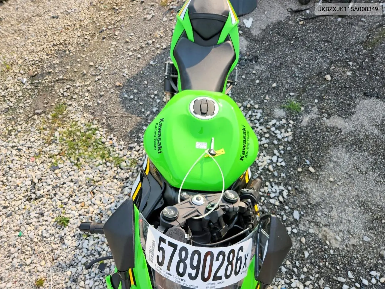 2025 Kawasaki Zx636 K VIN: JKBZXJK11SA008349 Lot: 57890286