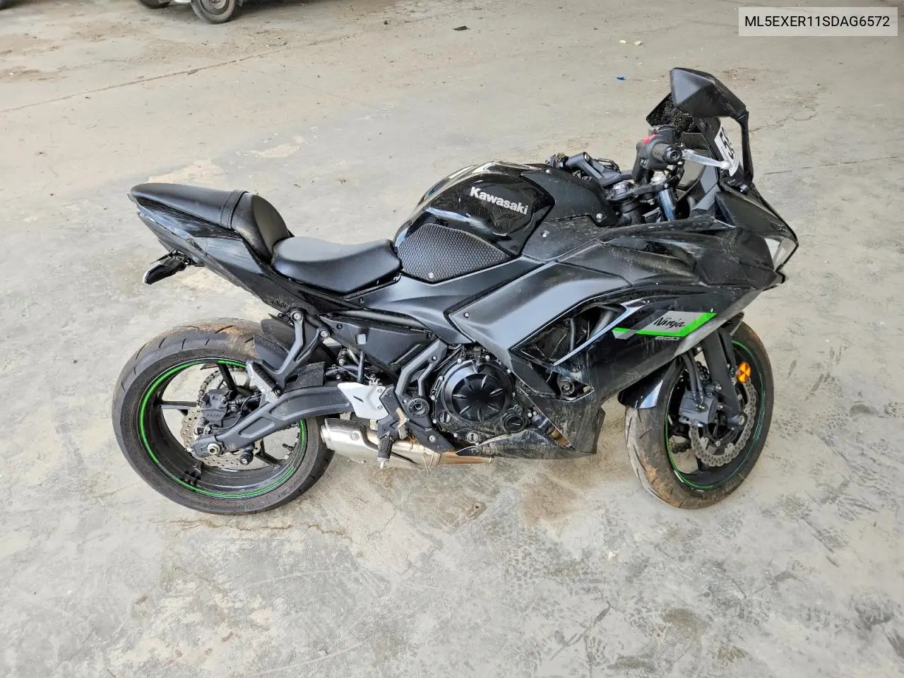 2025 Kawasaki Ex650 R VIN: ML5EXER11SDAG6572 Lot: 58141796