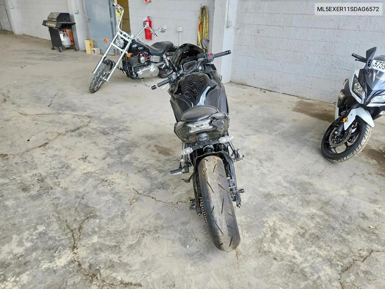 2025 Kawasaki Ex650 R VIN: ML5EXER11SDAG6572 Lot: 58141796