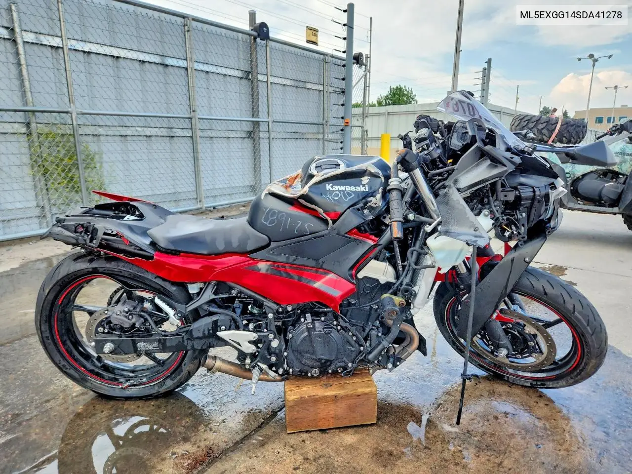 2025 Kawasaki Ex500 VIN: ML5EXGG14SDA41278 Lot: 59387076