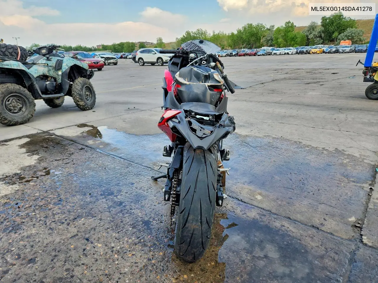 2025 Kawasaki Ex500 VIN: ML5EXGG14SDA41278 Lot: 59387076