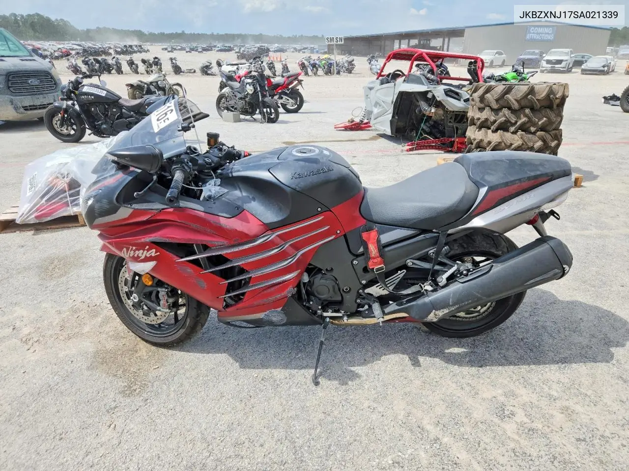 2025 Kawasaki Zx1400 J VIN: JKBZXNJ17SA021339 Lot: 59641516