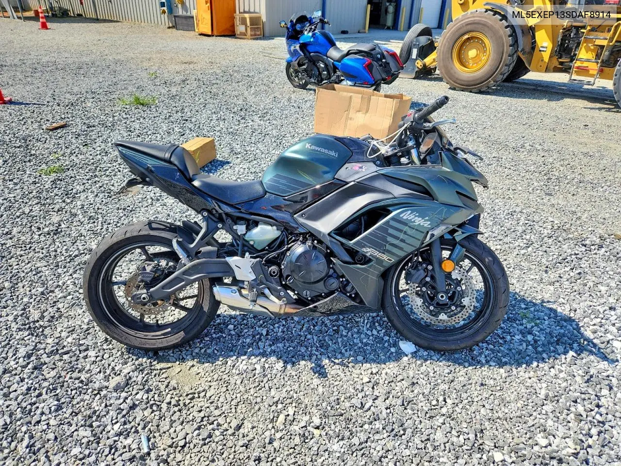 2025 Kawasaki Ex650 P VIN: ML5EXEP13SDAF8914 Lot: 59899506