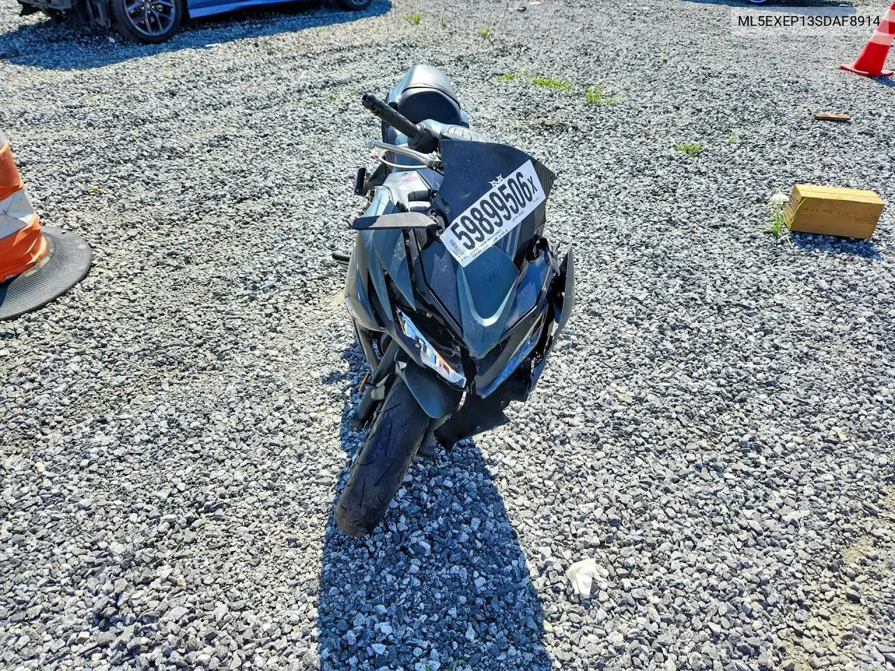 2025 Kawasaki Ex650 P VIN: ML5EXEP13SDAF8914 Lot: 59899506