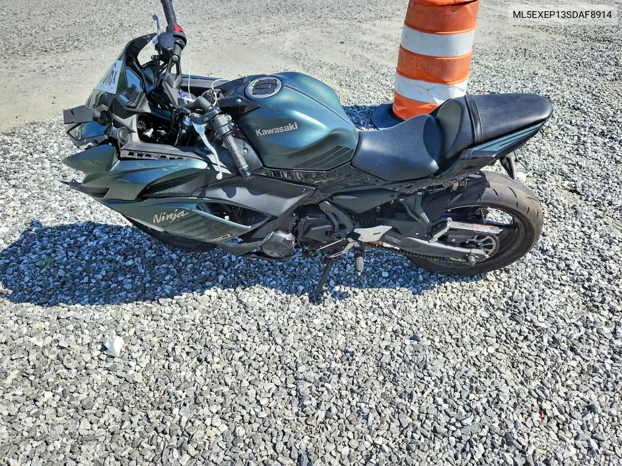 2025 Kawasaki Ex650 P VIN: ML5EXEP13SDAF8914 Lot: 59899506