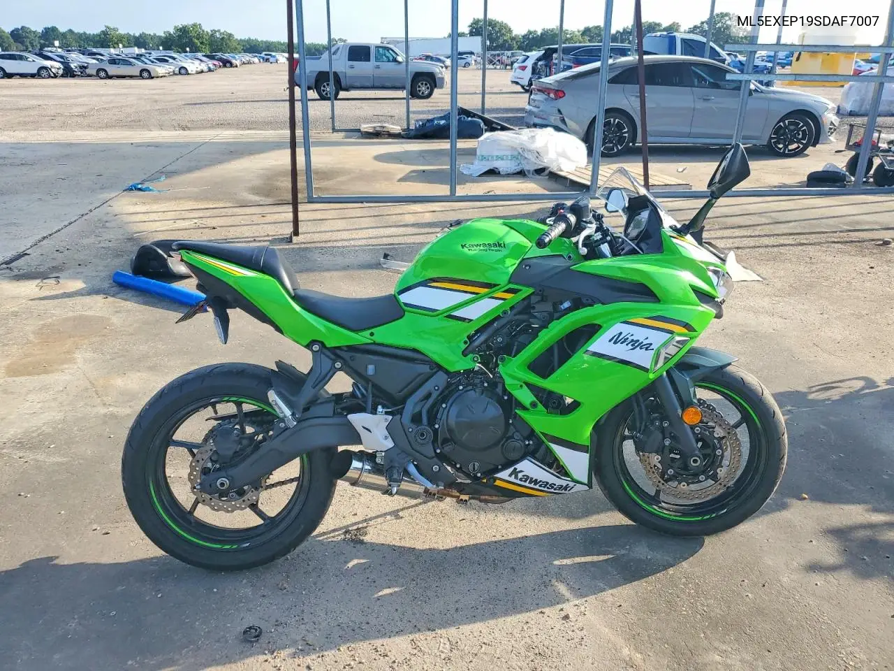 2025 Kawasaki Ex650 P VIN: ML5EXEP19SDAF7007 Lot: 60926626
