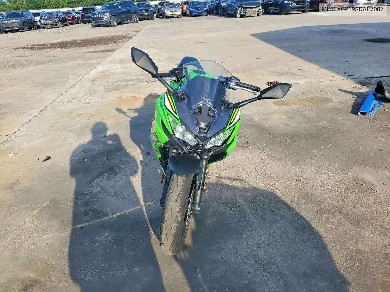2025 Kawasaki Ex650 P VIN: ML5EXEP19SDAF7007 Lot: 60926626