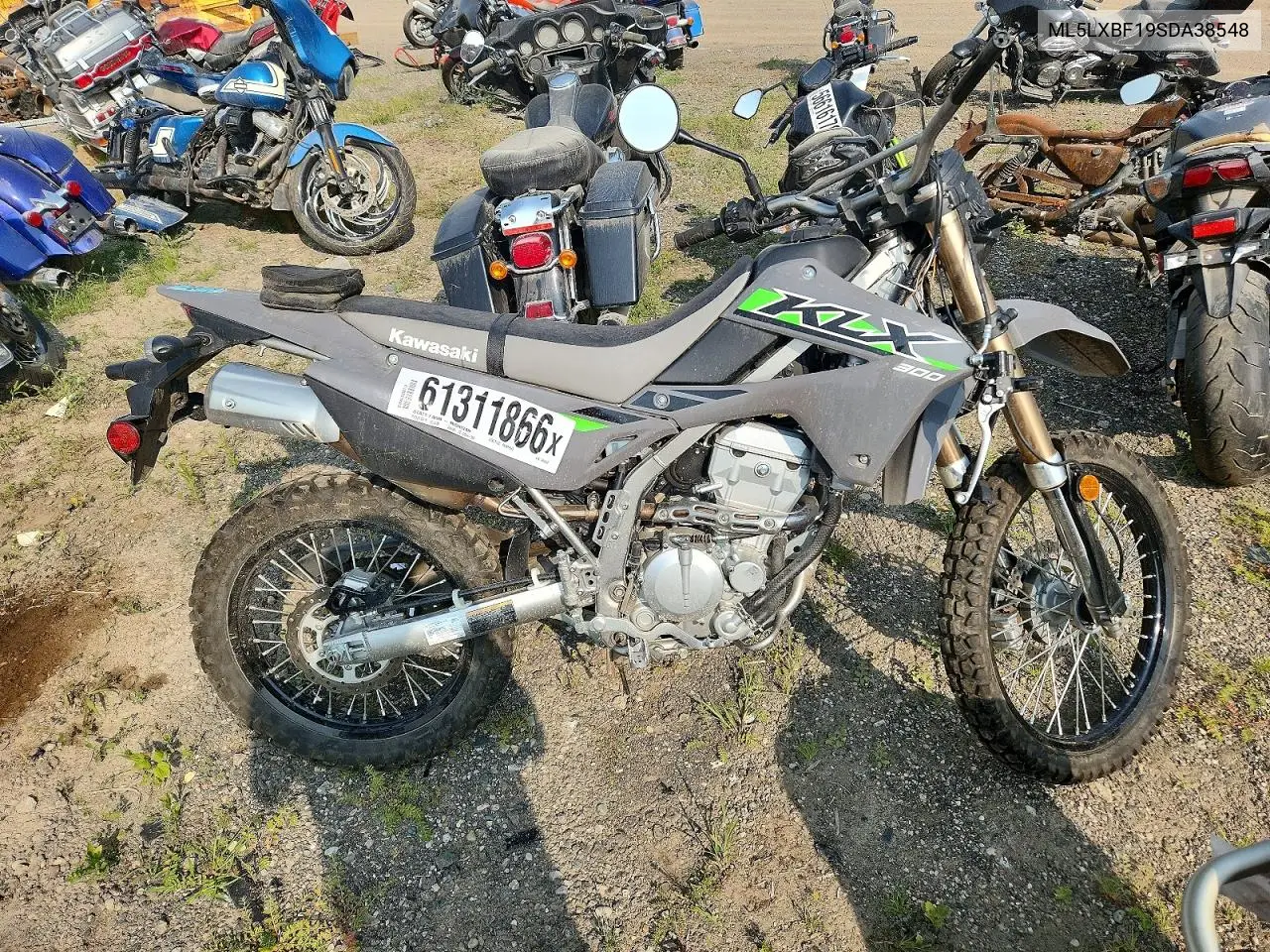 2025 Kawasaki Klx300 F VIN: ML5LXBF19SDA38548 Lot: 61311866