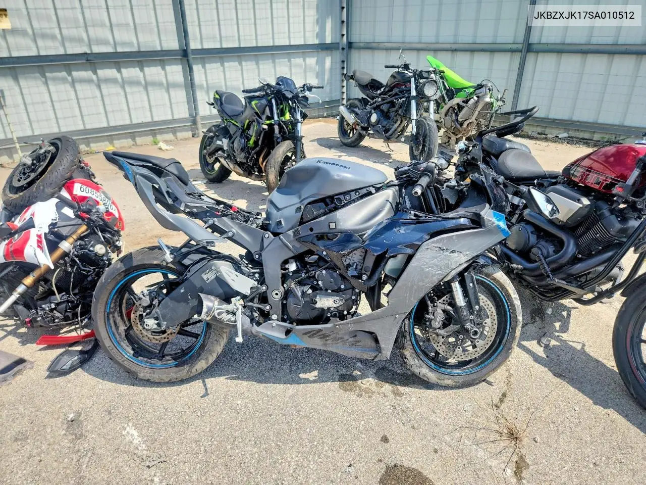 2025 Kawasaki Zx636 K VIN: JKBZXJK17SA010512 Lot: 61692016
