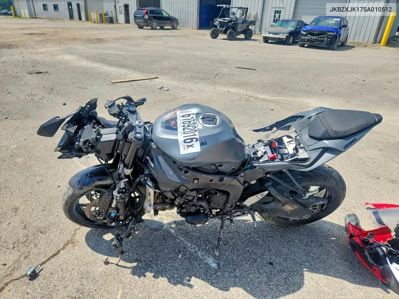 2025 Kawasaki Zx636 K VIN: JKBZXJK17SA010512 Lot: 61692016
