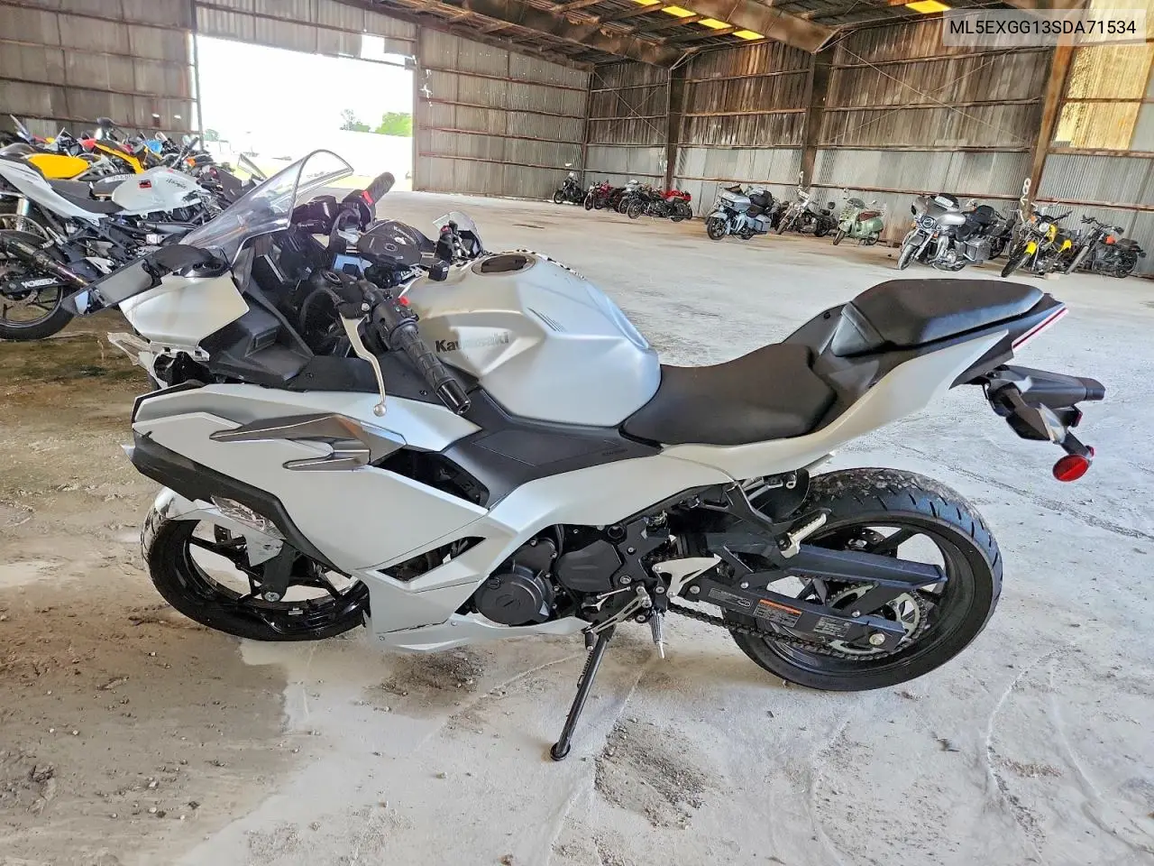 2025 Kawasaki Ex500 VIN: ML5EXGG13SDA71534 Lot: 61737806