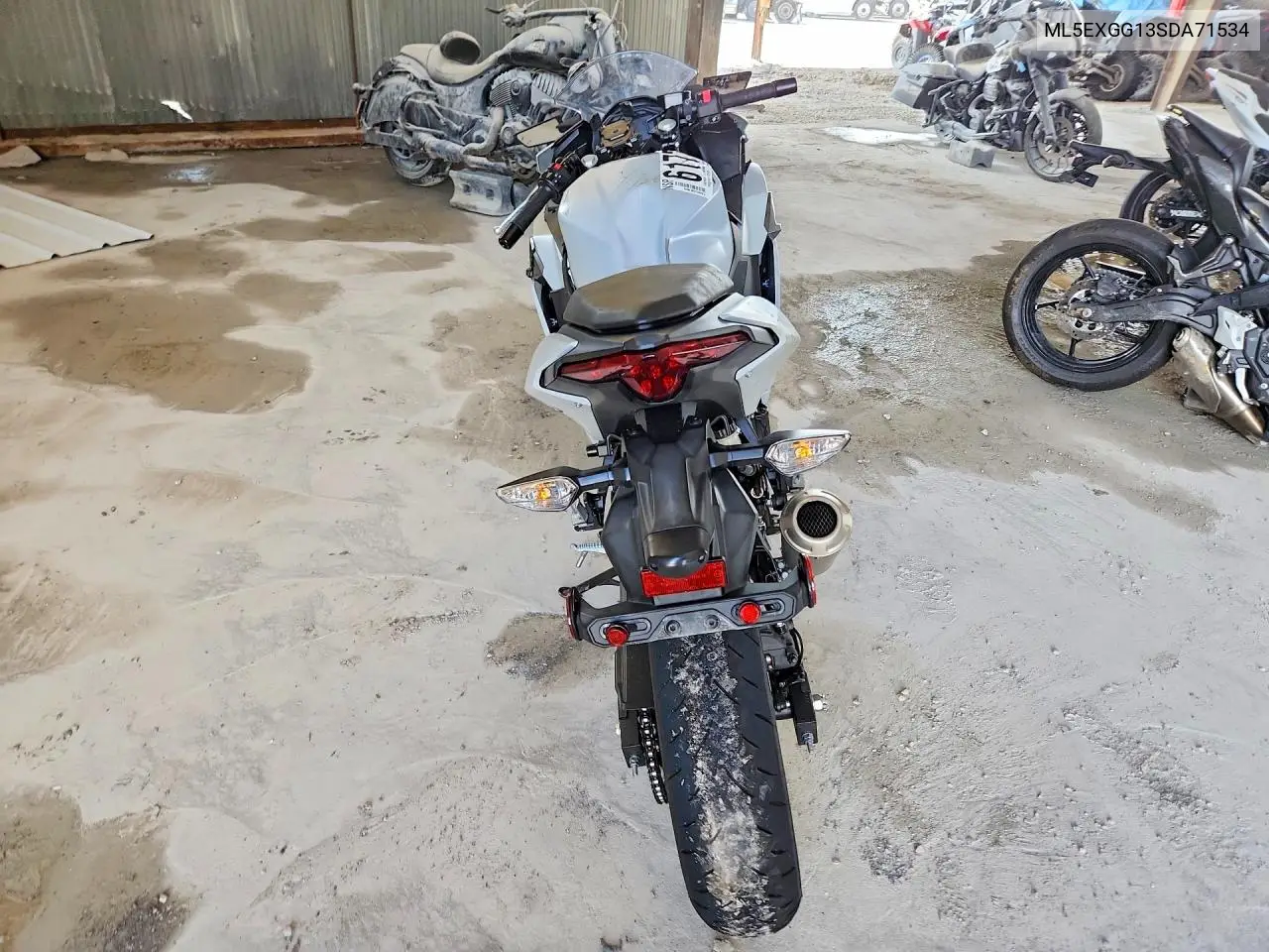 2025 Kawasaki Ex500 VIN: ML5EXGG13SDA71534 Lot: 61737806