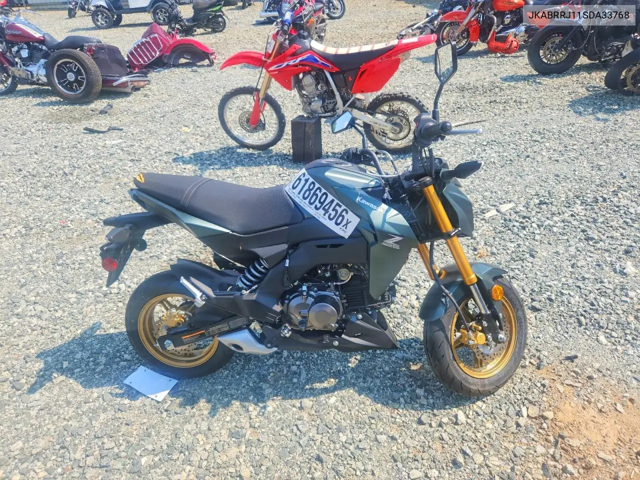 2025 Kawasaki Br125 J VIN: JKABRRJ11SDA33768 Lot: 61869456