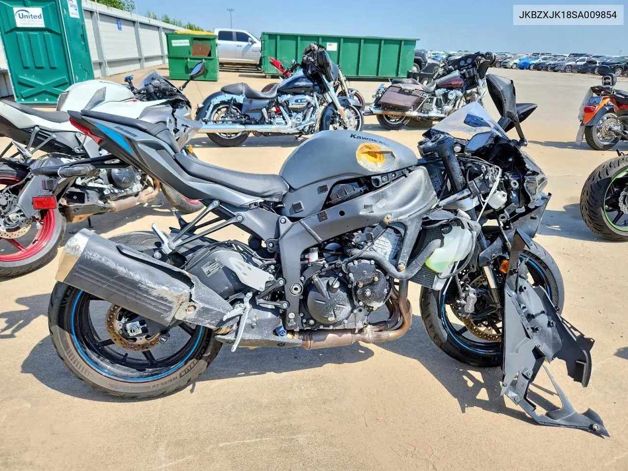 2025 Kawasaki Zx636 K VIN: JKBZXJK18SA009854 Lot: 62123746
