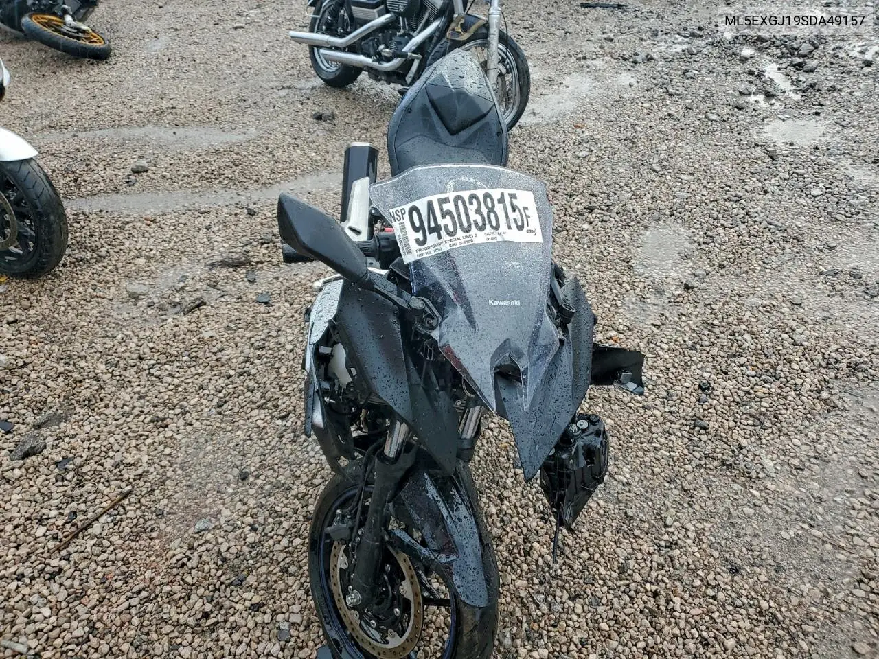 2025 Kawasaki Ex500 A VIN: ML5EXGJ19SDA49157 Lot: 94503815