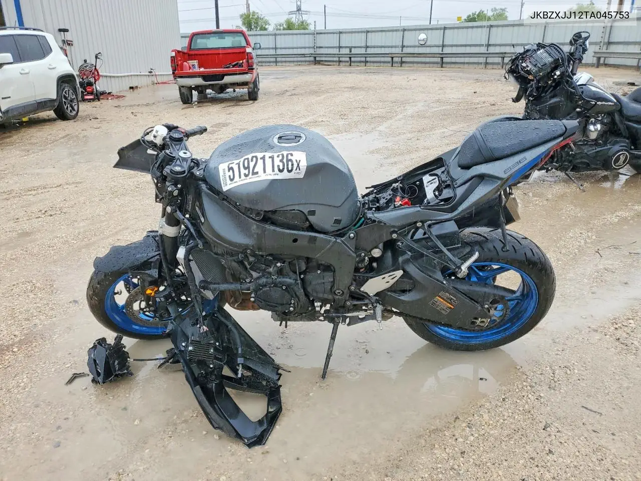 2026 Kawasaki Zx636 K VIN: JKBZXJJ12TA045753 Lot: 51921136