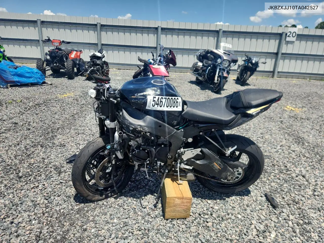 2026 Kawasaki Zx636 K VIN: JKBZXJJ10TA042527 Lot: 54670086