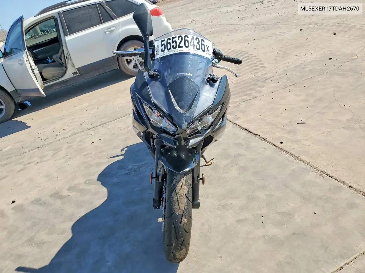 2026 Kawasaki Ex650 R VIN: ML5EXER17TDAH2670 Lot: 56526436