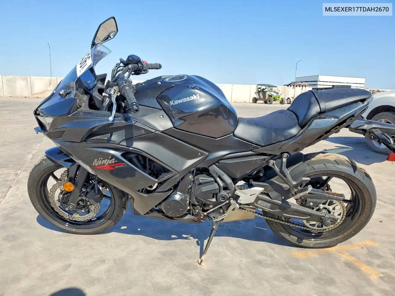 2026 Kawasaki Ex650 R VIN: ML5EXER17TDAH2670 Lot: 56526436