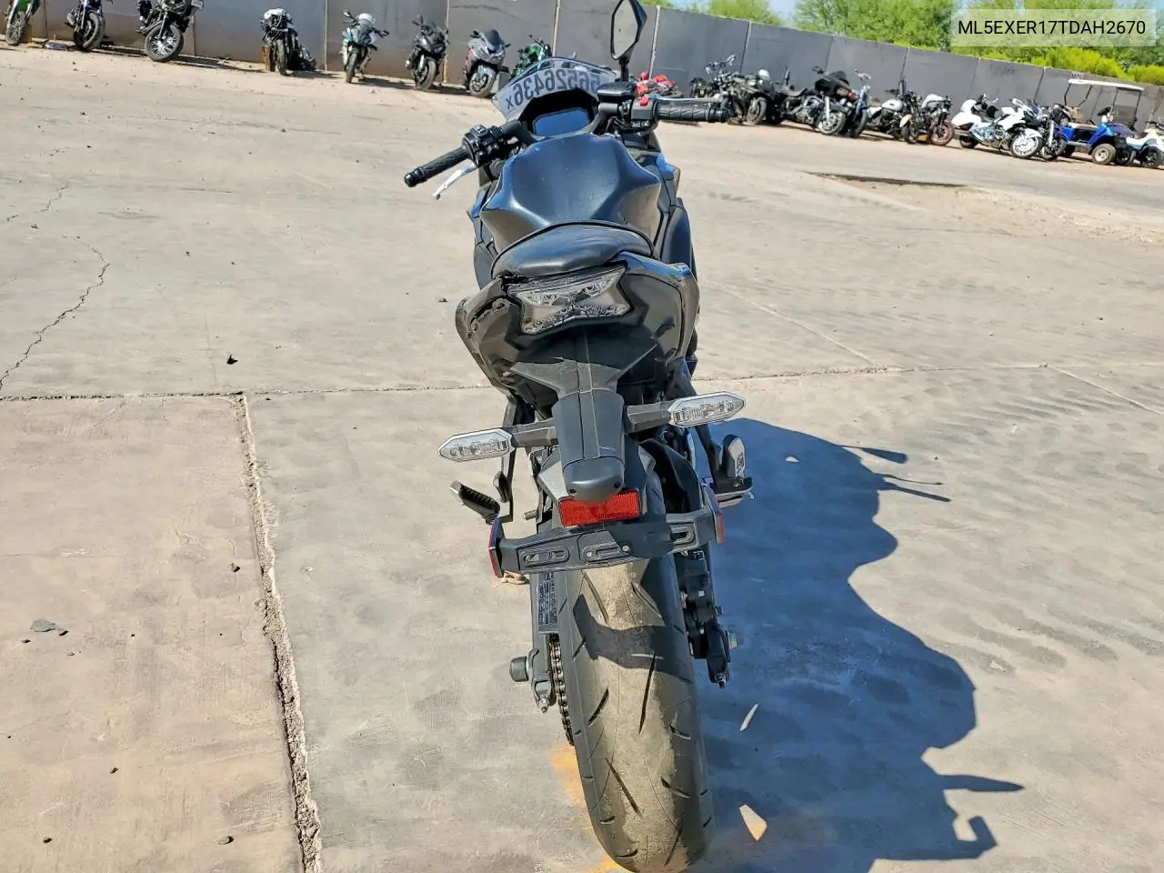 2026 Kawasaki Ex650 R VIN: ML5EXER17TDAH2670 Lot: 56526436