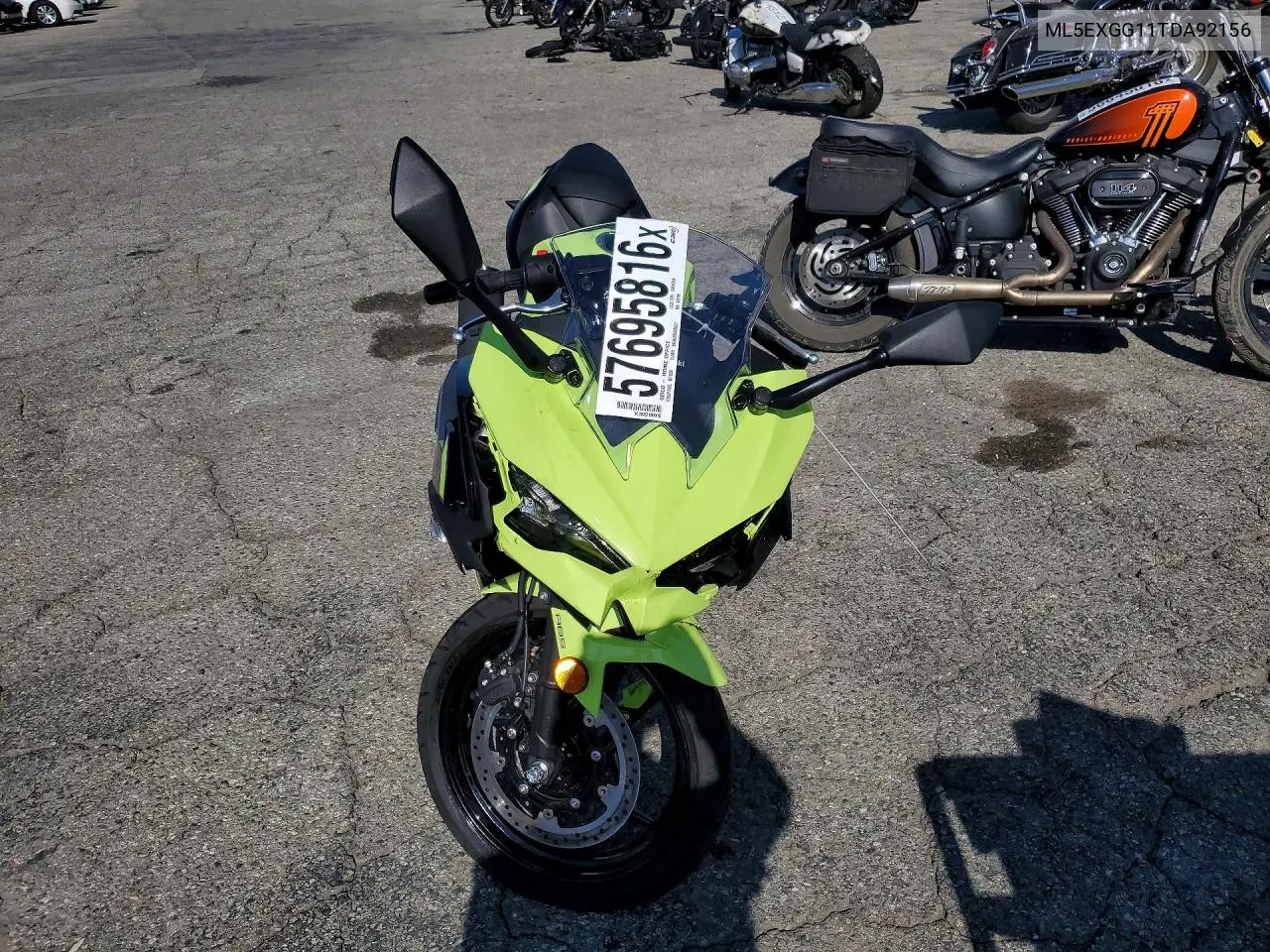 2026 Kawasaki Ex500 VIN: ML5EXGG11TDA92156 Lot: 57695816