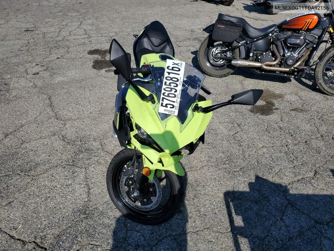 2026 Kawasaki Ex500 VIN: ML5EXGG11TDA92156 Lot: 57695816